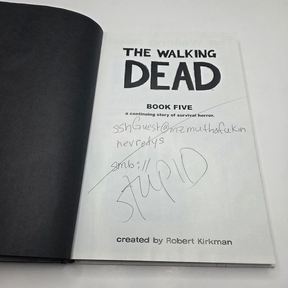 The Walking Dead Book Five Hardcover Graphic Novel Image Comics Robert Kirkman